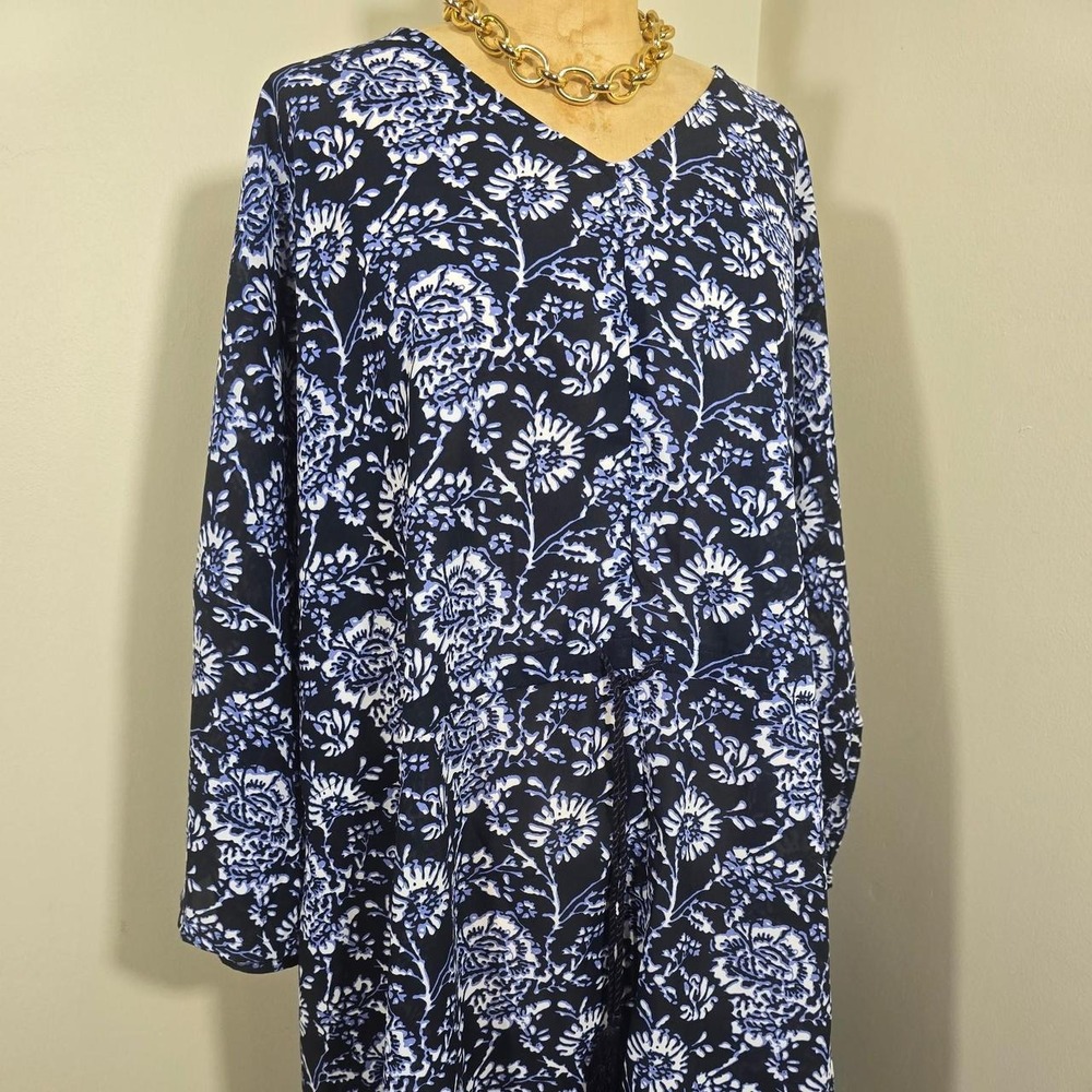 Ellos floral sheer dress size 38/40 5X - Picture 2 of 4